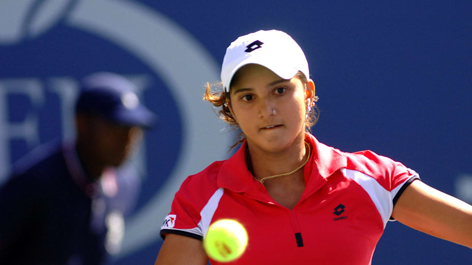 Sania Mirza at the 2005 US Open