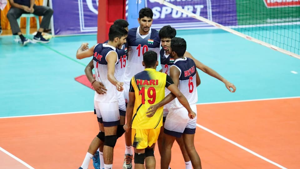 Indian volleyball team. Photo: Pro Volleyball League/Twitter