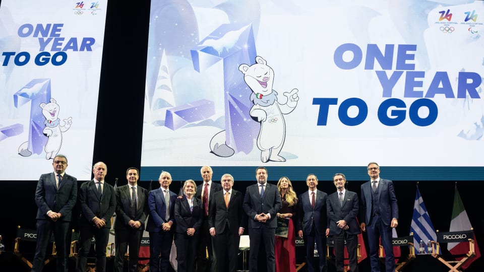Milano Cortina 2026 celebrates 'One Year To Go'
