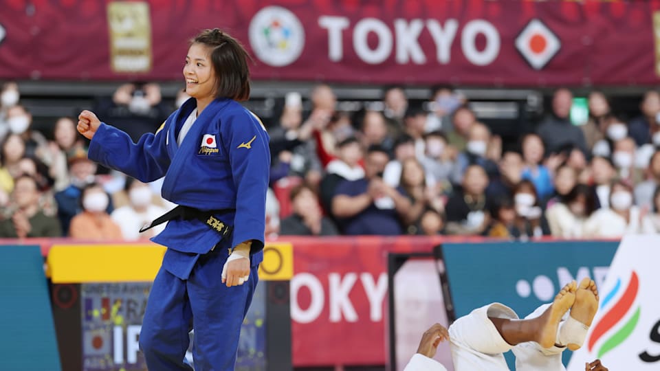 柔道グランドスラム東京2023／一本勝ちの阿部詩