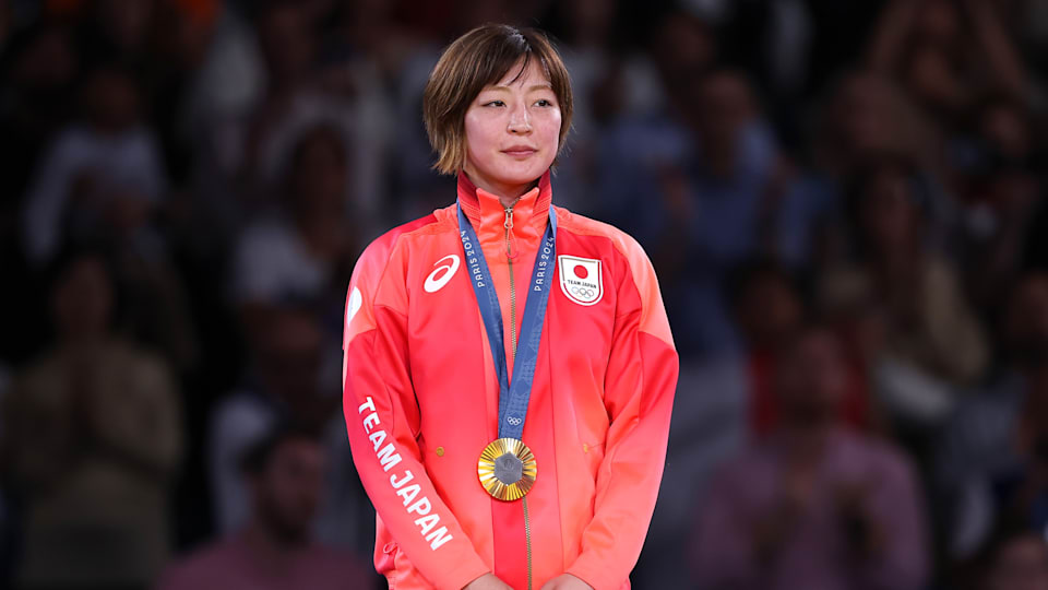 パリオリンピック 柔道 角田夏実 金メダル 女子48キロ級 パリ