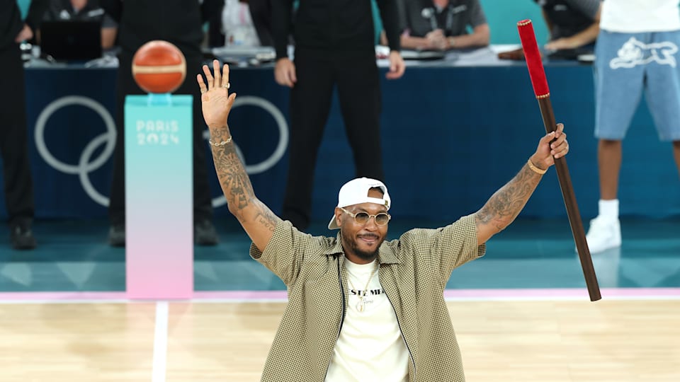 Three time Olympic champion Carmelo Anthony wouldn t trade his medal for an NBA ring