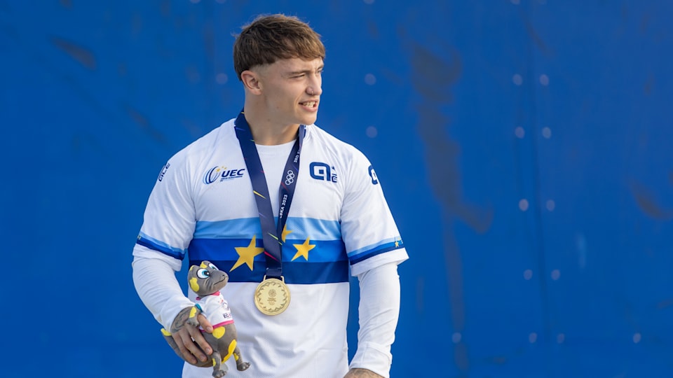 European Games 2023 Britain's Kieran Reilly and Czechia's Iveta