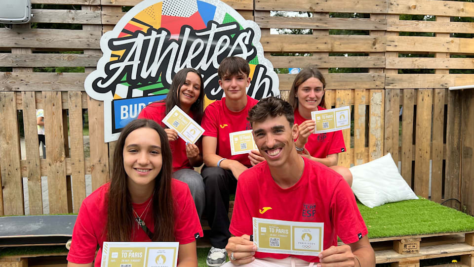 Equipo español de skateboarding con cuota a París 2024
