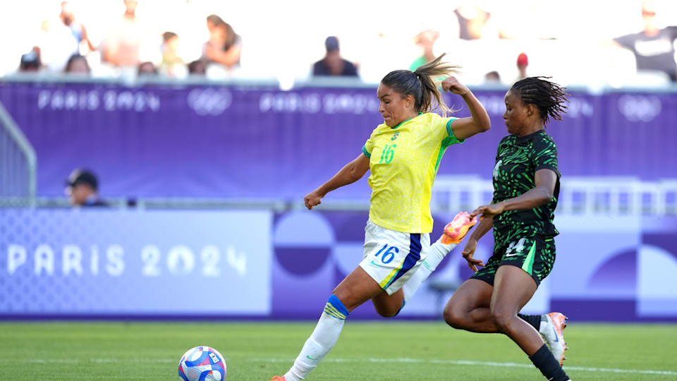 Reveja o gol de Gabi Nunes na vitória do Brasil sobre a Nigéria na