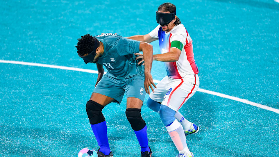 Frédéric Villeroux blind football 