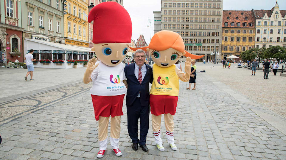 IOC President in Wroclaw, Poland, for World Games 