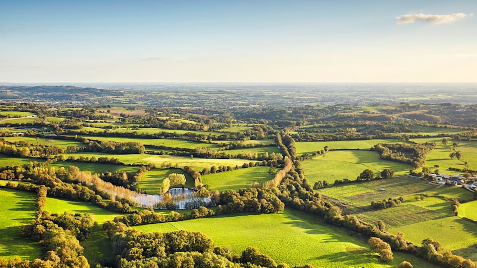 Bocage, a landscape typical of Vendée 