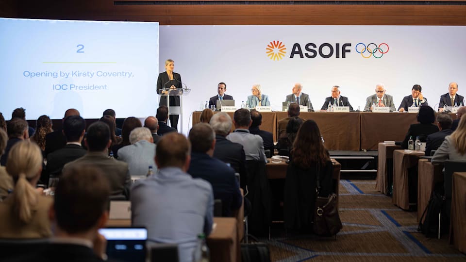 IOC President Kirsty Coventry calls for responsible evolution of Olympic Movement at ASOIF General Assembly