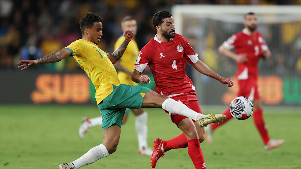 FIFA World Cup 2026 AFC qualifiers Australia beat Lebanon 20