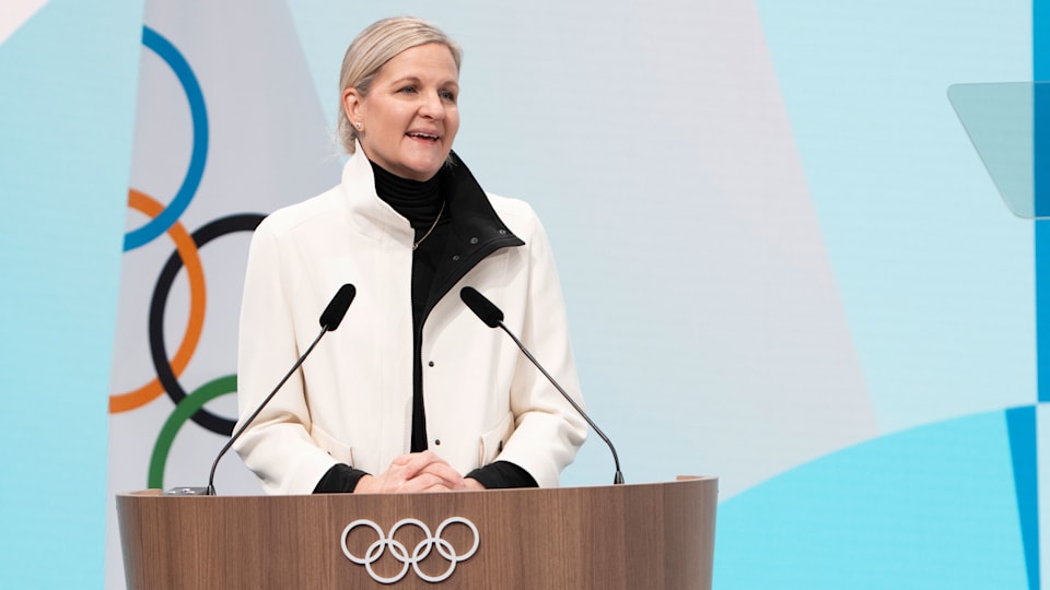 IOC President Kirsty Coventry