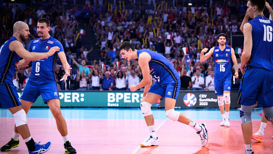Italia vs Francia - Europei di pallavolo maschile 2023 - Semifinale - Roma