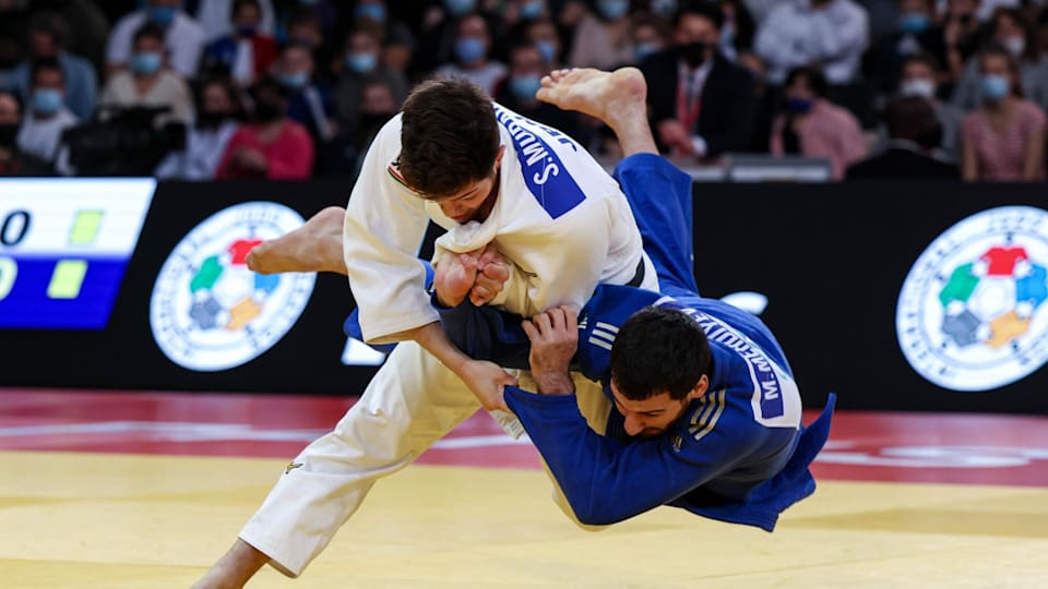 Gabi Juan in action at the Paris Grand Slam