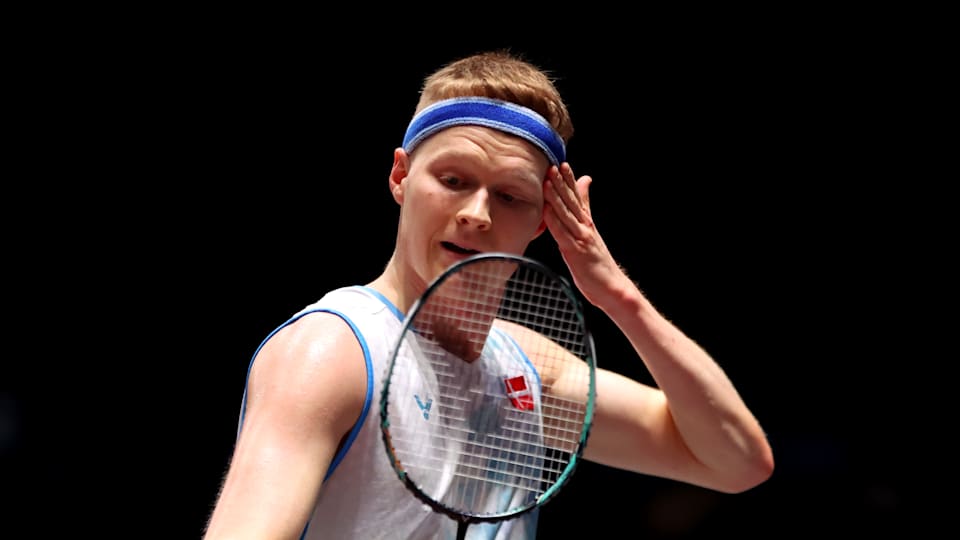 Anders Antonsen pictured at 2024 All England