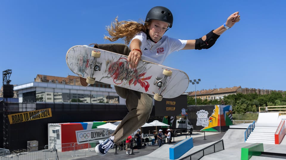 La skater española Daniela Terol, durante las Series de Clasificación Olímpica 2024