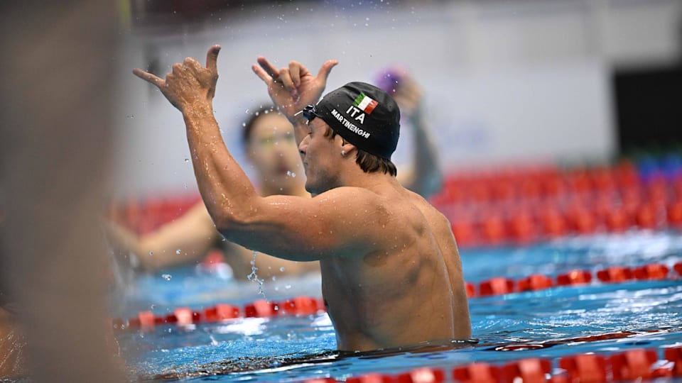 Nicolò Martinenghi è argento nei 100m rana ai Mondiali di nuoto 2023 di Fukuoka
