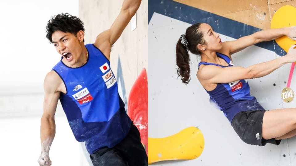 東京五輪日本代表内定の楢󠄀﨑智亜、野口啓代が優勝：スポーツ