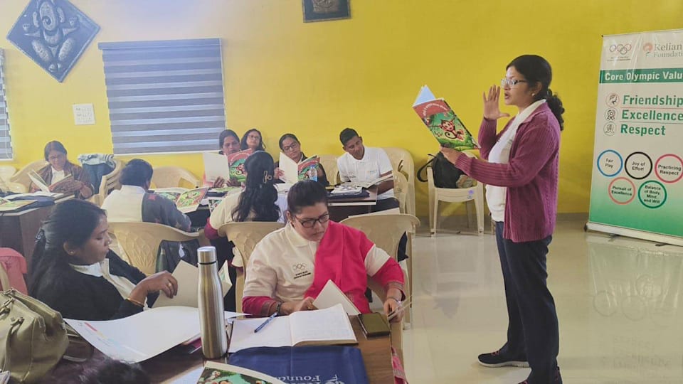 Empowering girls across India through the Olympic values 