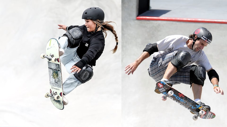 Sky Brown and Andy Macdonald