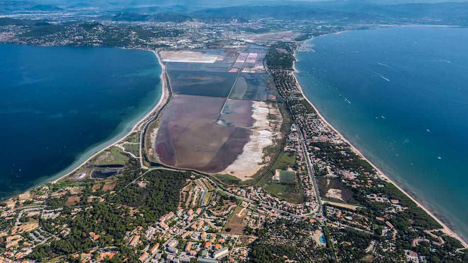 Aerial view of Hyères