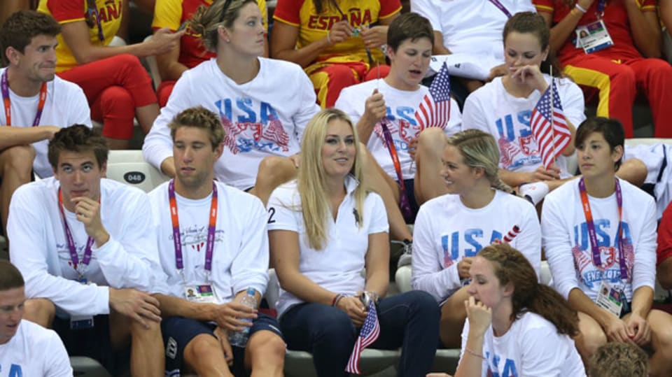 Visite surprise de l'ambassadrice des JOJ Lindsey Vonn