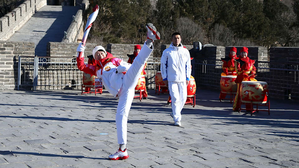 Beijing 2022 Olympic Torch Relay reaches the Great Wall