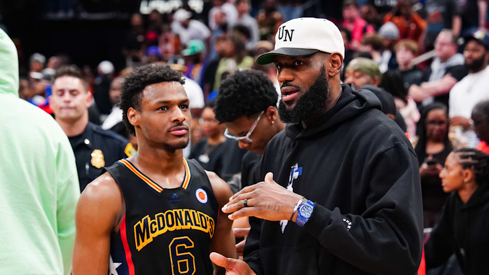 Who is bronny james online