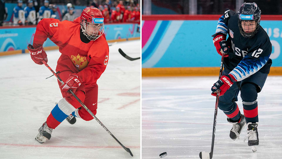 Russia and USA duel for ice hockey gold at Lausanne 2020