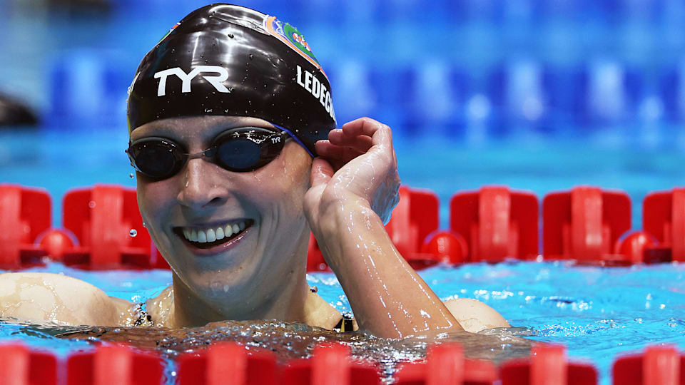 Katie Ledecky on securing Paris 2025 berth for USA and Olympic swimming