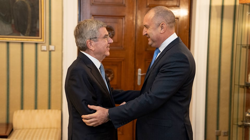 IOC President celebrates 100 years of the Bulgarian NOC in Sofia 