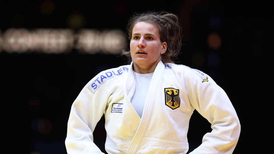 Anna-Maria Wagner of Germany at 2024 World Judo Championships on May 22, 2024 in Abu Dhabi