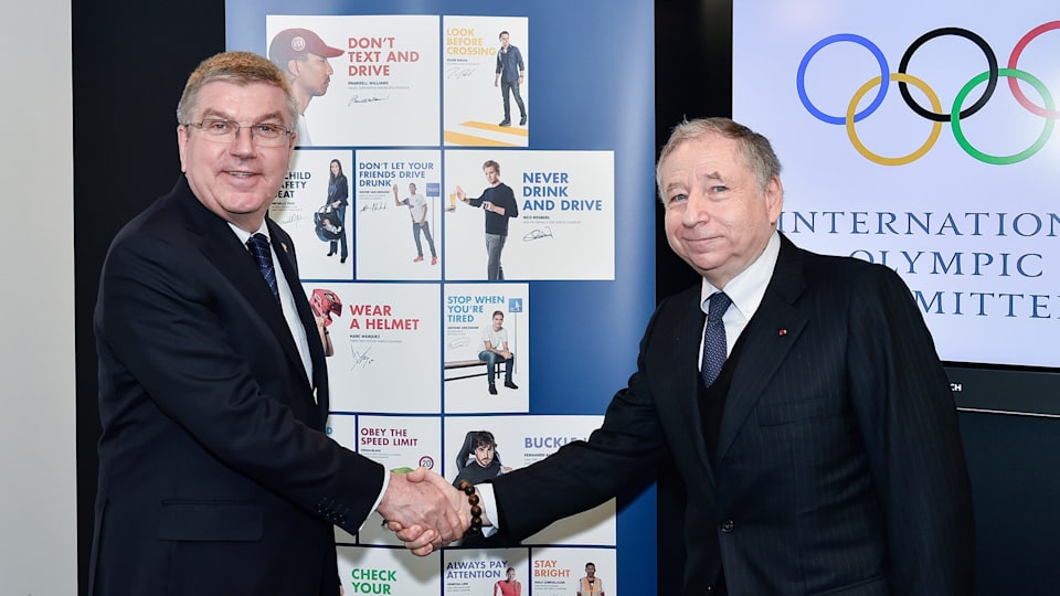 FIA and IOC agree on promoting road safety