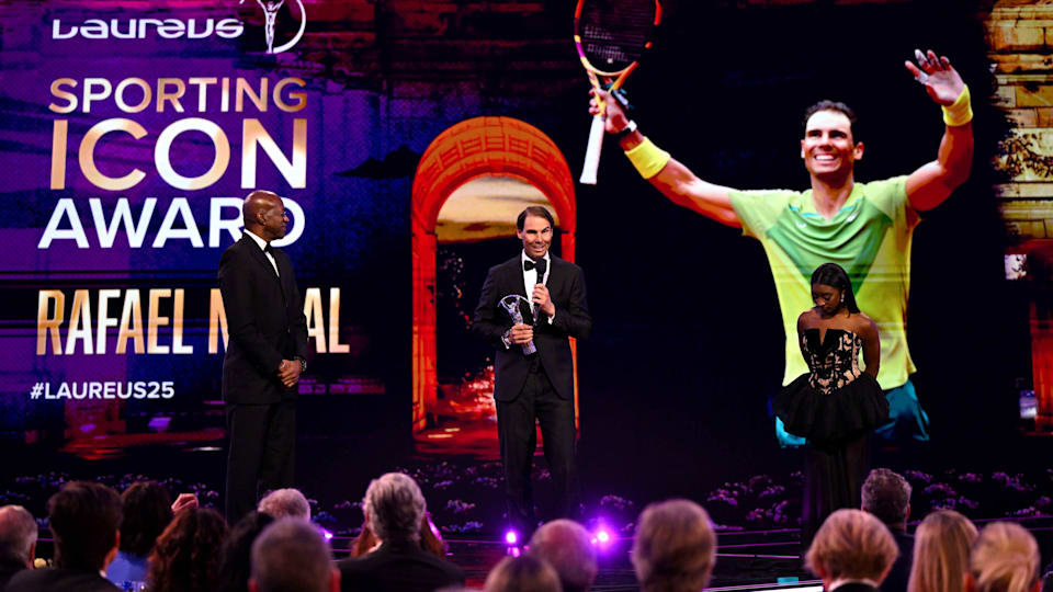 At the 2025 Laureus World Sports Awards, Rafael Nadal became the second-athlete ever to receive the Laureus Sporting Icon award.