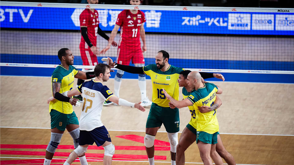 Liga das Nações de Vôlei (VNL) Masculino 2024 horário e onde assistir