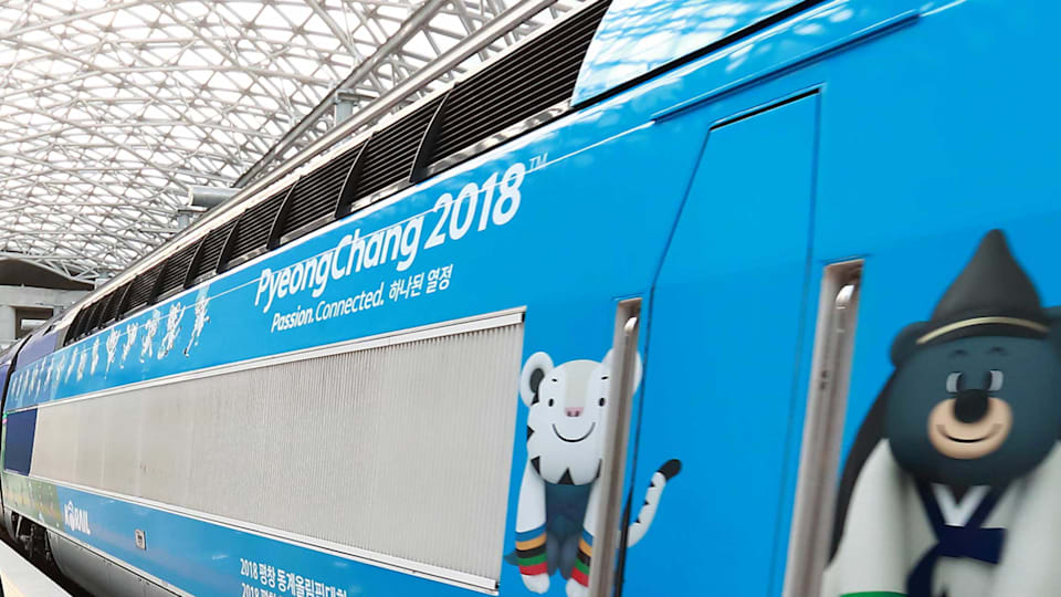 2018 Games high-speed rail on track 