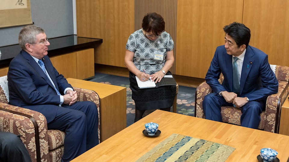 IOC President meets Japanese Prime Minister Abe