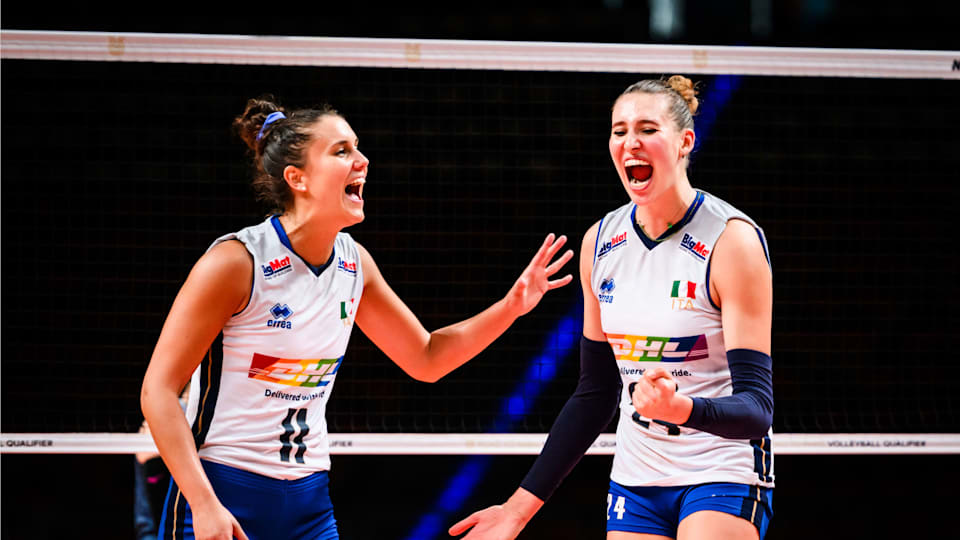 Anna Danesi e Ekaterina Antropova, Italia vs Thailandia, volley femminile