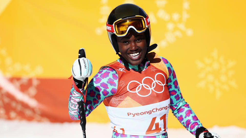 Sabrina Simader represented Kenya at PyeongChang 2018