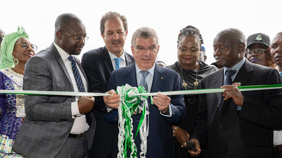 IOC President in Nigeria and Cameroon - Inaugurates new ANOCA HQ