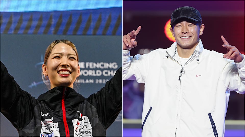 Emura Misaki & Nakarai Shigeyuki Team Japan Flag Bearer Paris 2024