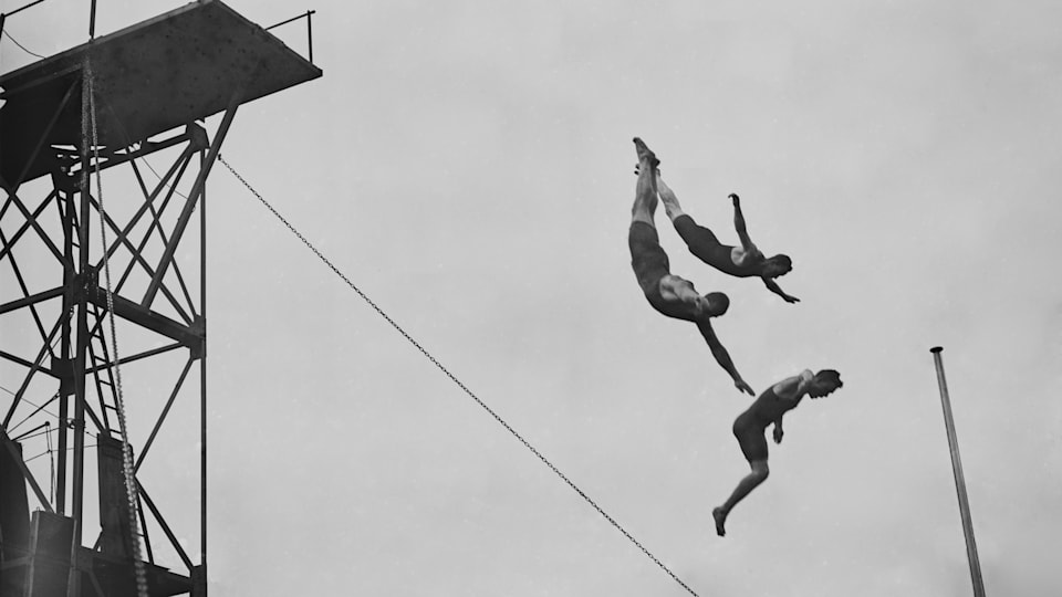 Triple Diving at 1900 Olympics in Paris / Getty Images