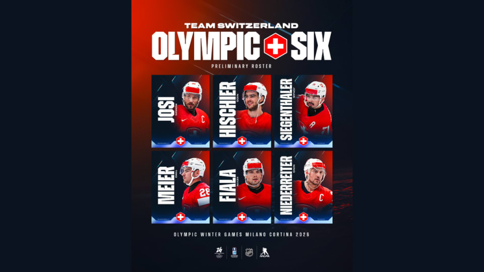 Milano Cortina 2026 - Switzerland Ice Hockey announcement