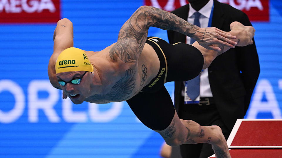 Kyle Chalmers won the men's 100m freestyle at the 2023 World Aquatics Championships