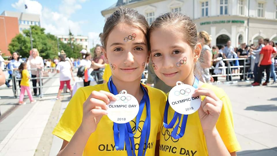 Les jeunes du Kosovo répondent en masse à l’appel de la Journée olympique