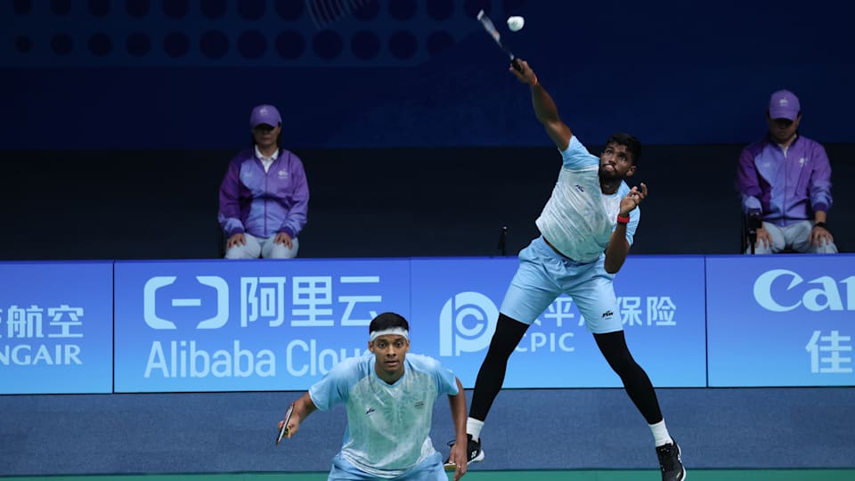 Indian men's doubles players Chirag Shetty and Satwiksairaj Rankireddy, Asian Games 2023