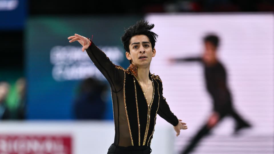 Donovan Carrillo of Mexico competes in the Men's Free Program during the ISU World Figure Skating Championships at the Bell Centre on March 23, 2024 in Montreal, Quebec, Canada.