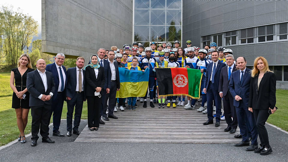 Le président du CIO et le ministre ukrainien des Sports rencontrent des athlètes ukrainiens et conviennent de renforcer le soutien apporté à la communauté olympique