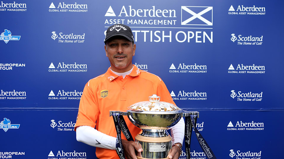 Jeev Milkha Singh won the Scottish Open in 2012.