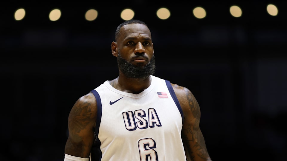 Lebron james usa basketball hot sale