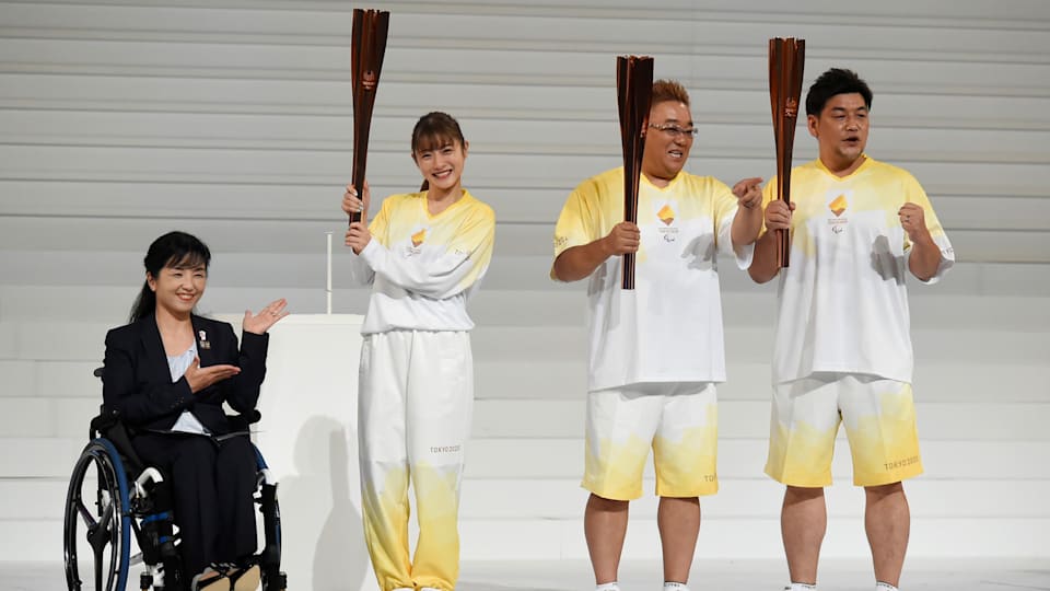 【別倉庫からの配送】 東京オリンピック・パラリンピックの聖火リレー実施概要を発表 コレクション